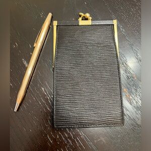 Mid century Mark Philip West Germany Epi leather kisslock case